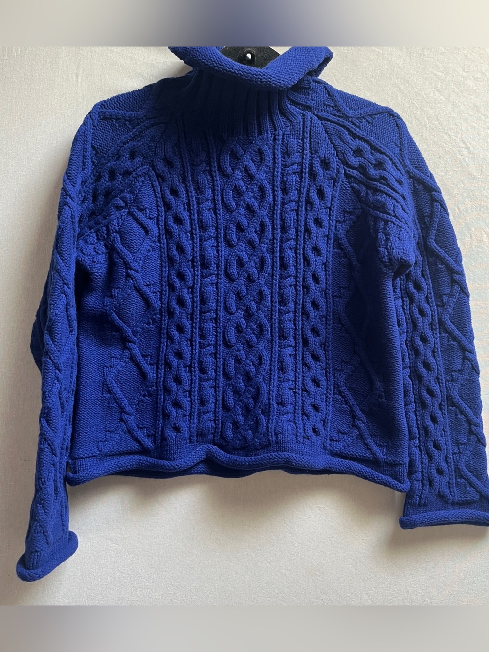 Maison Margiela 100% Wool Cable-Knit Turtleneck Sweater M - Picture 2 of 8